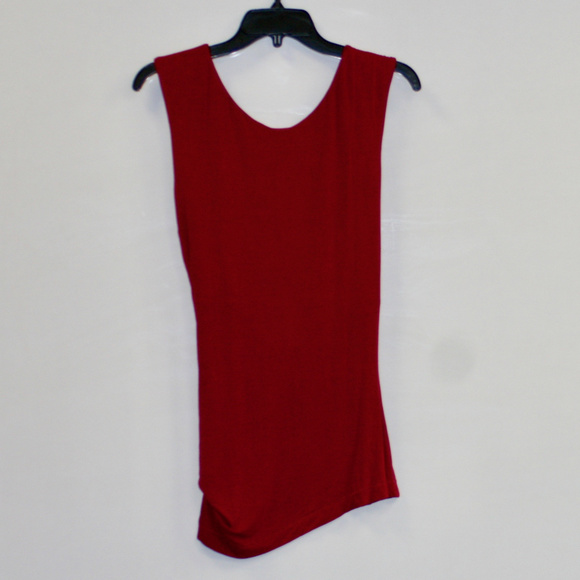 Free People Raspberry Red Draped Top - Picture 3 of 4